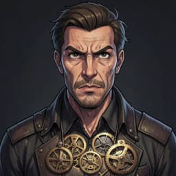 Arthur Penhaligon — Steampunk character portrait