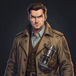 Barnaby Finch — Steampunk character portrait