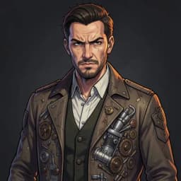 Barnaby Finch — Steampunk character portrait