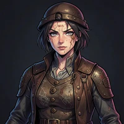 Beatrix Vane — Steampunk character portrait