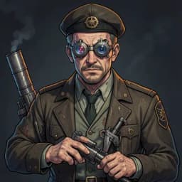 Arthur Penhaligon — Steampunk character portrait