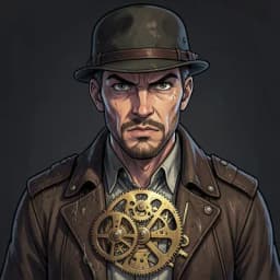 Arthur Penhaligon — Steampunk character portrait