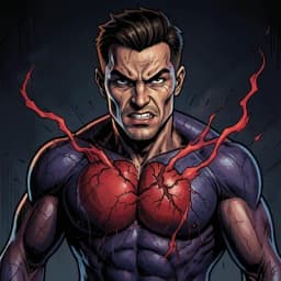 Jaxon — Superhero character portrait