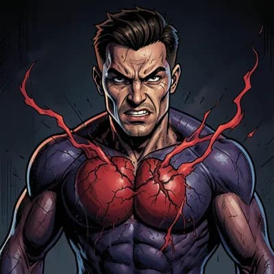 Jaxon — Superhero character portrait