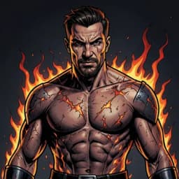 Silas Vane — Superhero character portrait