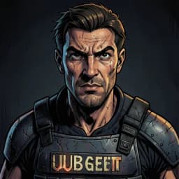 Jaxon Vane — Superhero character portrait