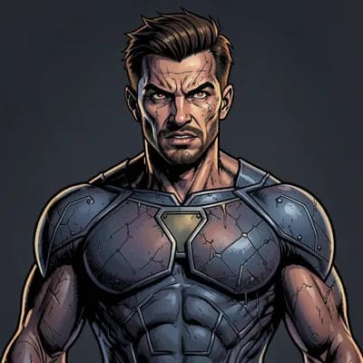Clark Savage Jr. — Superhero character portrait