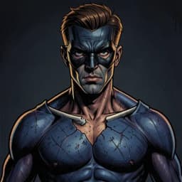 Jaxon Vane — Superhero character portrait