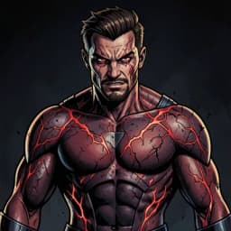 Jiro Tanaka — Superhero character portrait