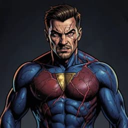 Julian Koda — Superhero character portrait