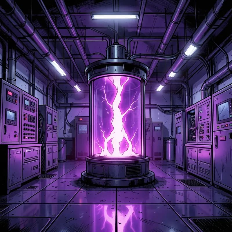 Origin Story Superhero interactive story — atmospheric illustration