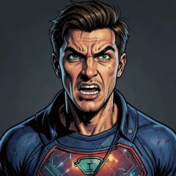 Hideo Tanaka — Superhero character portrait