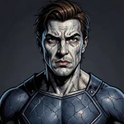 Damon — Superhero character portrait
