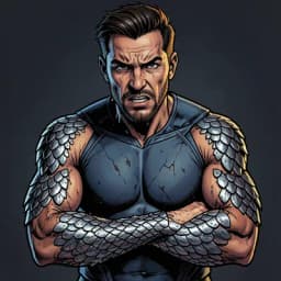 Jin-ho — Superhero character portrait