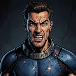 Jaxon Vane — Superhero character portrait