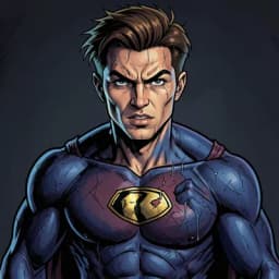 Mateo Vance — Superhero character portrait