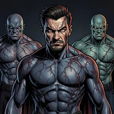 Marcus Vane — Superhero character portrait