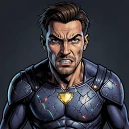 Varek — Superhero character portrait