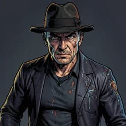 Hideo Tanaka — Superhero character portrait