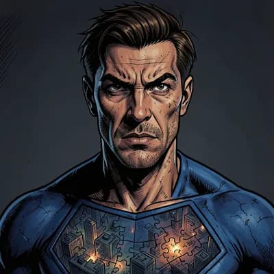 Mateo Vargas — Superhero character portrait