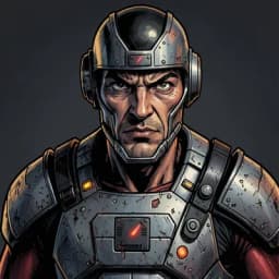Silas Vane — Superhero character portrait