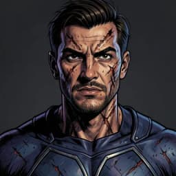 Kenjiro — Superhero character portrait