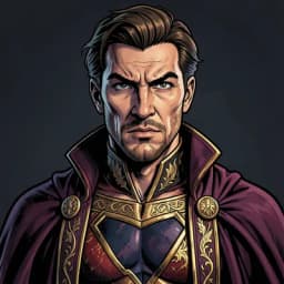 Julian St. John — Superhero character portrait