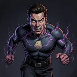 Jin-ho — Superhero character portrait