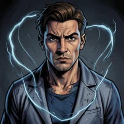 Jiro Tanaka — Superhero character portrait
