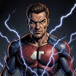 Javier Vane — Superhero character portrait