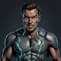 Hiroshi Tanaka — Superhero character portrait