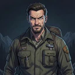 Hideo Sato — Survival Adventure character portrait