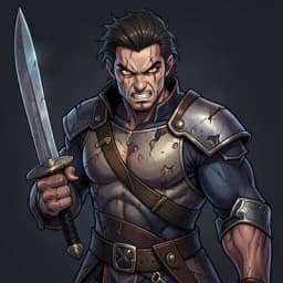 Achilles — Sword & Sorcery character portrait
