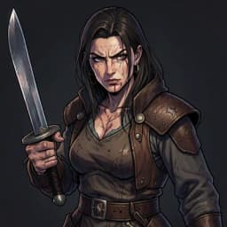 Thala — Sword & Sorcery character portrait