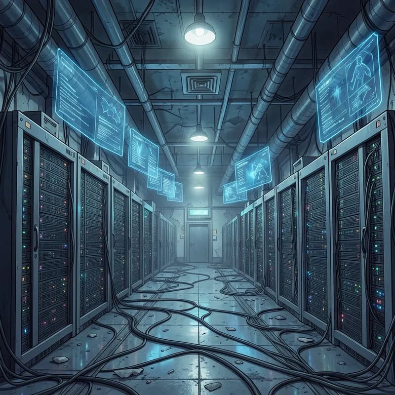 Guild Headquarters System Apocalypse interactive story — atmospheric illustration