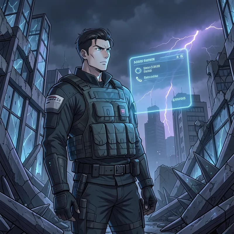Solo Leveling Path System Apocalypse interactive story — atmospheric illustration