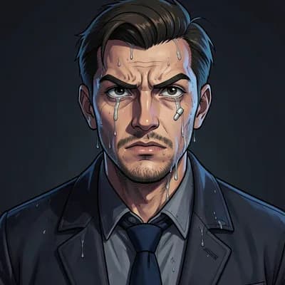 Julian Vane — Thriller character portrait