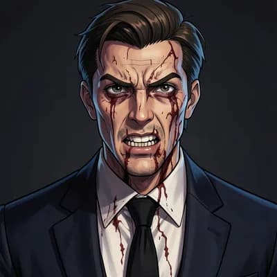 Julian Vane — Thriller character portrait