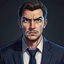 Julian Vane — Thriller character portrait