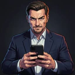 Julian Halloway — Thriller character portrait