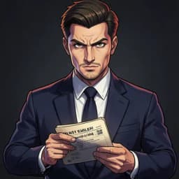 Kenji Sato — Thriller character portrait
