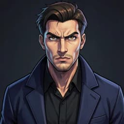 Arthur Vane — Thriller character portrait