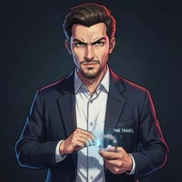 Dr. Kenji Sato — Time Travel character portrait