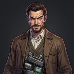 Silas Vane — Time Travel character portrait