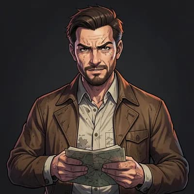 Silas Vane — Treasure Hunting character portrait