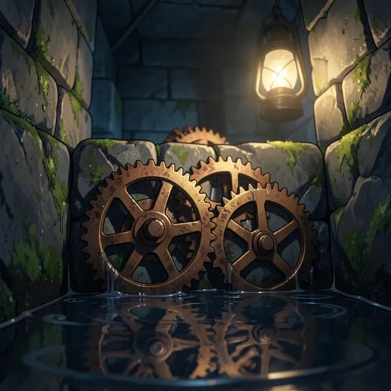 The Trap Master Treasure Hunting interactive story — atmospheric illustration