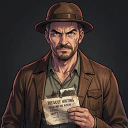 Hideo Sato — Treasure Hunting character portrait