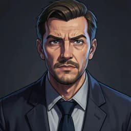 Julian Vane — True Crime Fiction character portrait