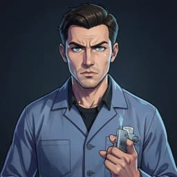 Dr. Bram Halloway — True Crime Fiction character portrait