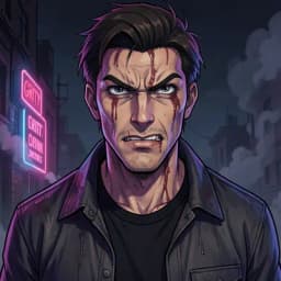 Hideo — Urban Fantasy character portrait